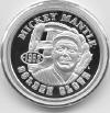 "Golden Glove" - Liberty Mint - 1 oz .999 Fine Silver (limited to 25,000 pieces) (1.5")