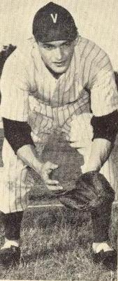 The only member of the Yankees who was with the team last year, Nick was sent back to the locals from Ventura, Calif., where he started the season.  A tall lanky Californian, Ananias has no peer around the initial bag in the KOM league.  He hits a long hard ball and has just recently turned 21.  Nick is one of a very few married men on the Yankee roster.