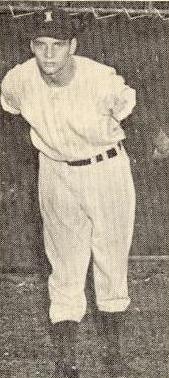 Like Bob Feller, this big fireballer hails from the Iowa corn country and would like nothing better than to emulate that major leaguer.  Speck is a 20-year-old hurler who stand six feet three and weighs just short of 200.  A bright future is predicted for this member of the Yank corps.